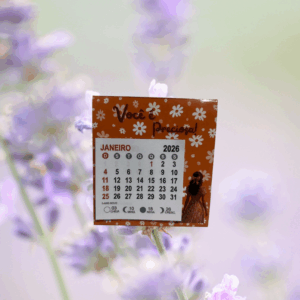 TAG CALENDÁRIO - JARDIM LARANJA 